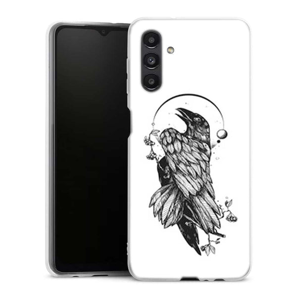 Coque Samsung A04S Raven crow tattoo